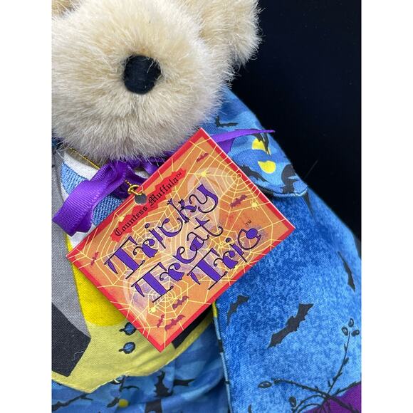 Muffy Vanderbear Tricky Treat Trio 5102 5103 Halloween Teddy Bear 1994 Odl Bauer - Picture 3 of 7